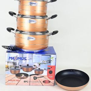 8 PIECES NON-STICK POT SET