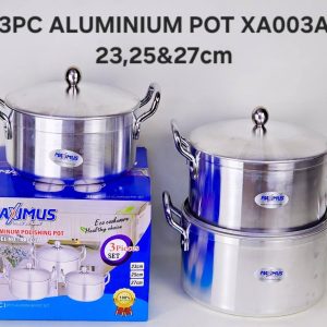 3 PIECES MAXIMUS ALUMINUM POT SET