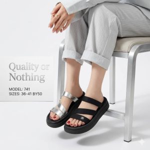 BLOCK HEEL RUBBER SHOE